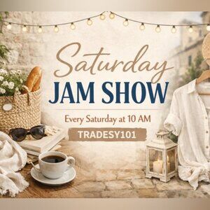 Saturday Morning Show!! 10 am Eastern , All Sizes!